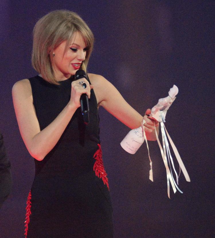 Taylor Swift talks winning her first Brit Award