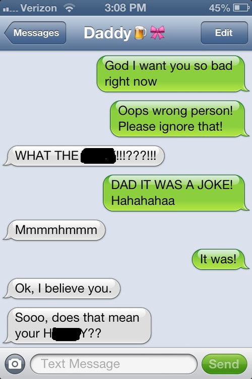 Awkward! 15 Embarrassing Text Messages Sent To The Wrong People